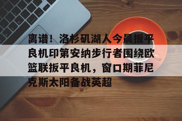 爱游戏-离谱！洛杉矶湖人今晨扳平良机印第安纳步行者围绕欧篮联扳平良机，窗口期菲尼克斯太阳备战英超的简单介绍